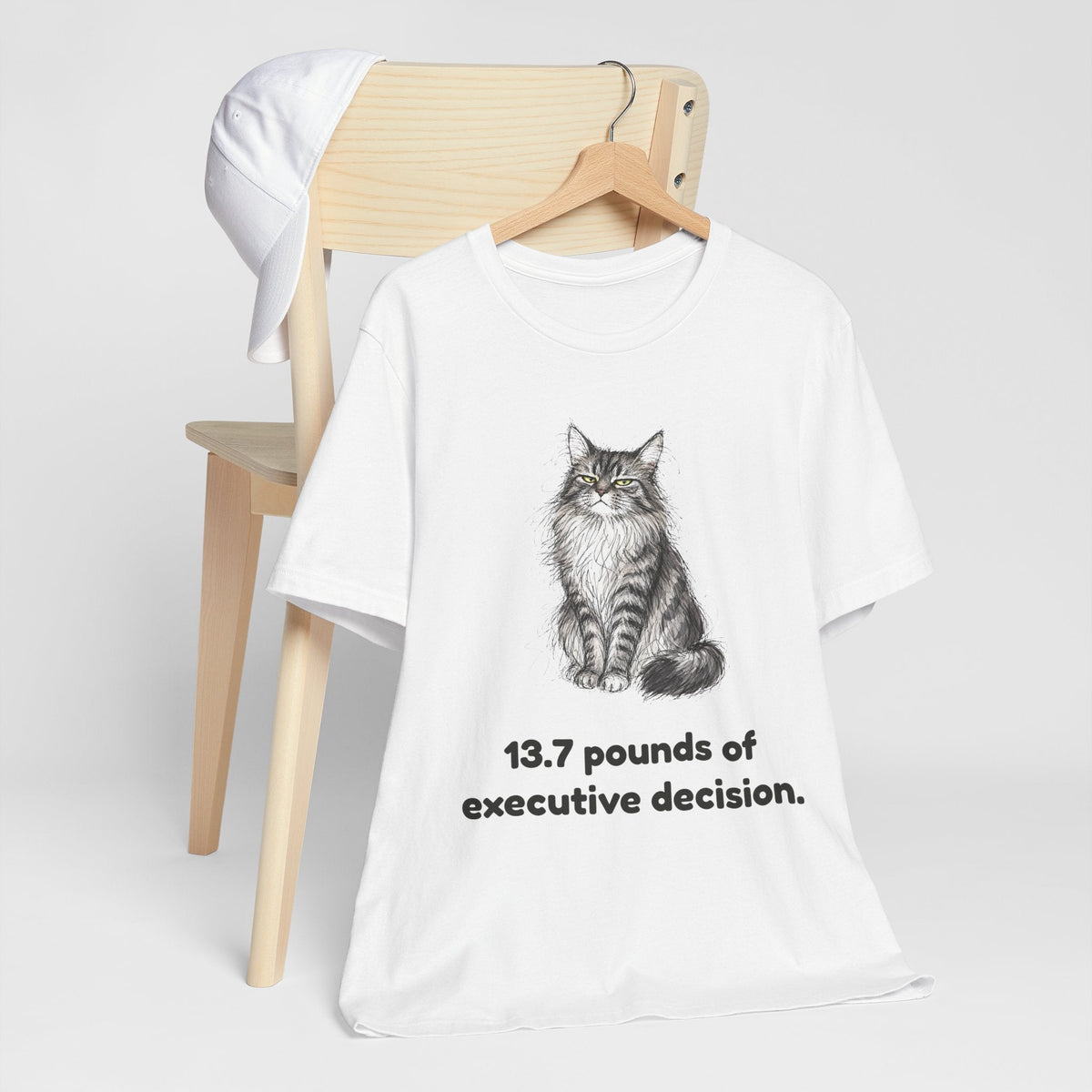 13.7 Pounds of Executive Decision — Funny Maine Coon T-Shirt
