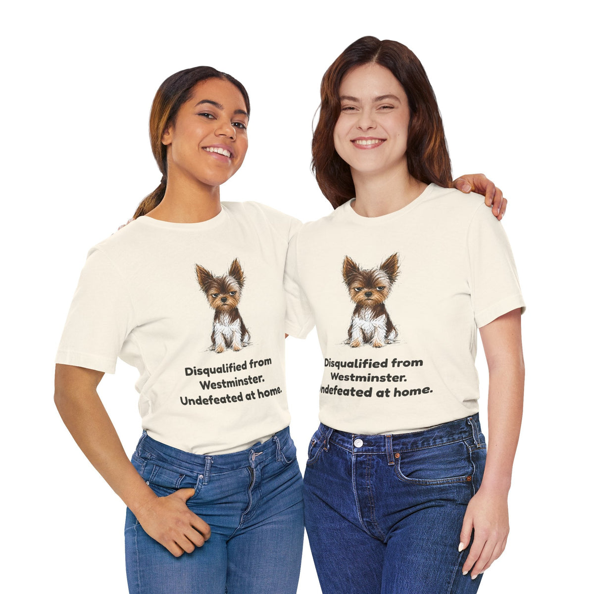 Disqualified from the Show Ring — Funny Yorkie Dog Show T-Shirt