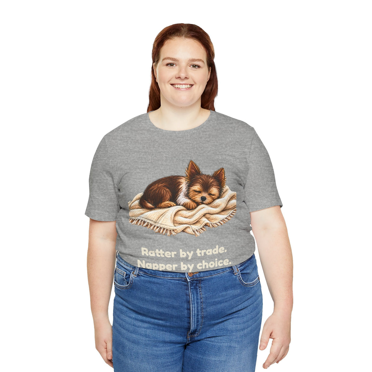Ratter by Trade Napper by Choice — Funny Yorkshire Terrier T-Shirt