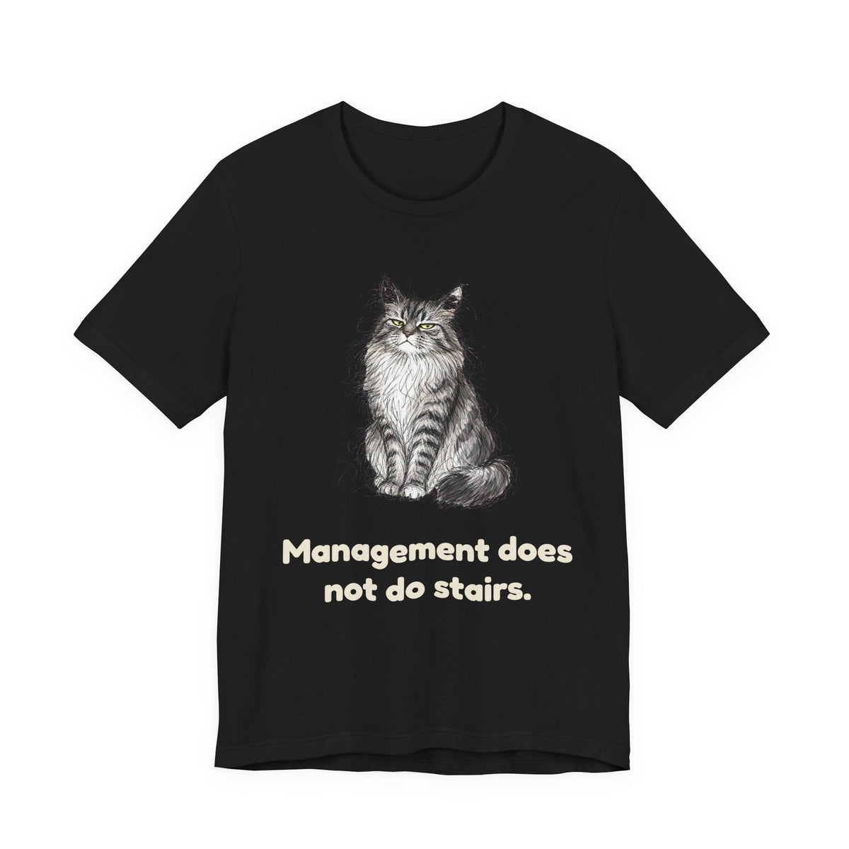 She Read Your File — Funny Maine Coon Cat T-Shirt