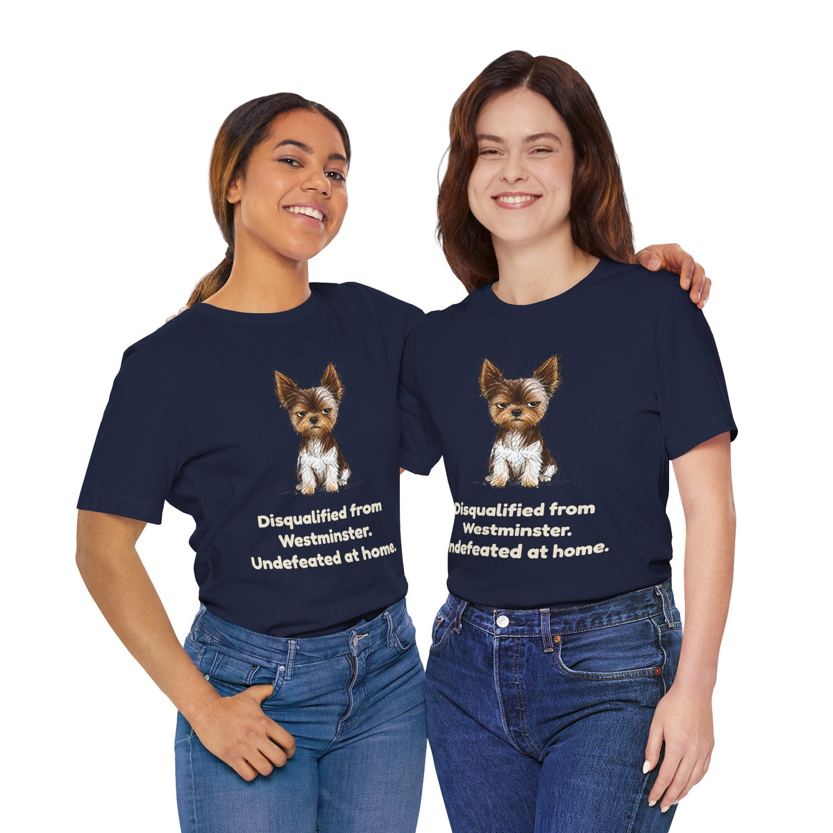 Disqualified from the Show Ring — Funny Yorkie Dog Show T-Shirt