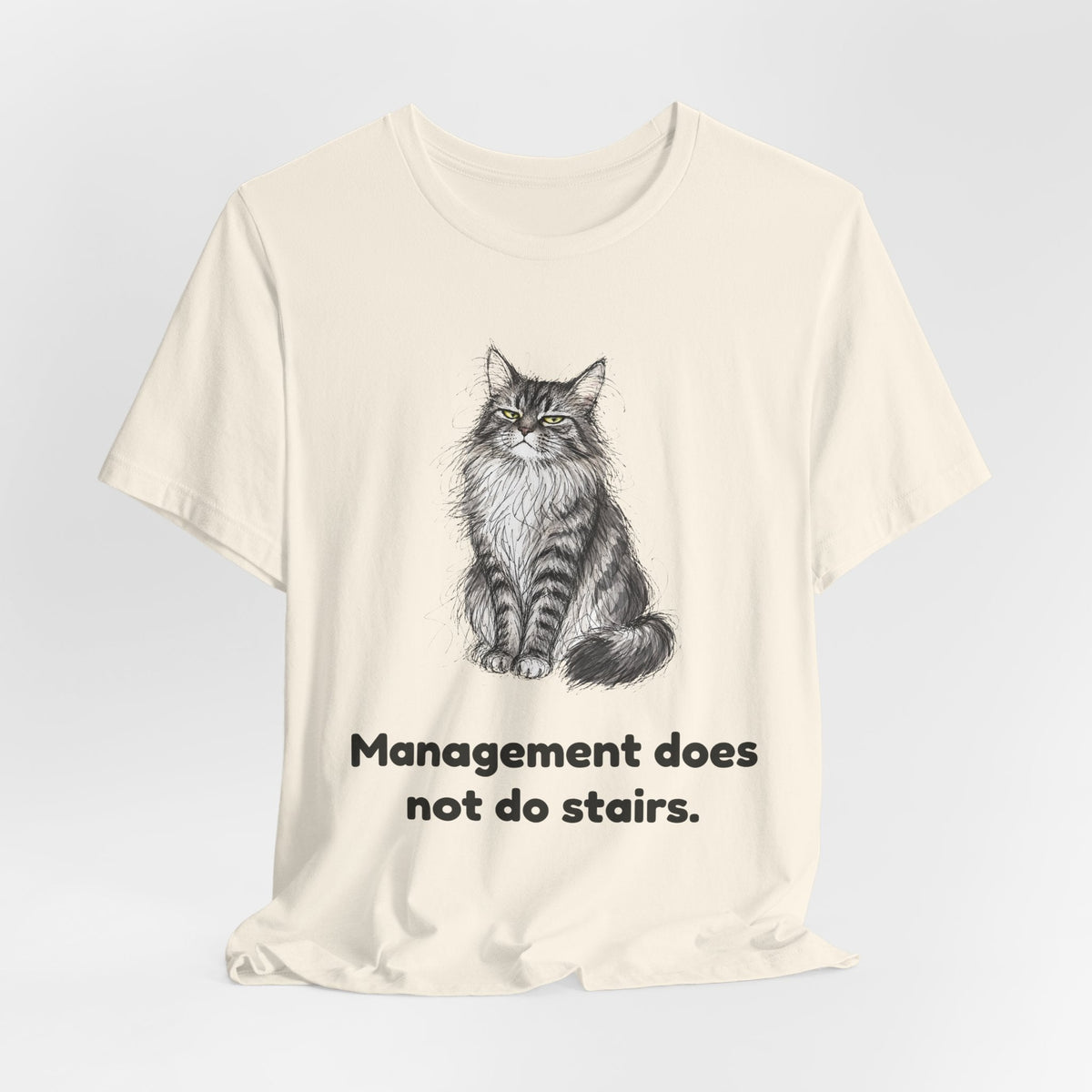 She Read Your File — Funny Maine Coon Cat T-Shirt
